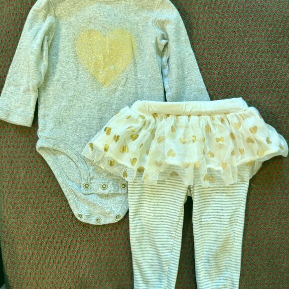 Girls Size 9 Months Lot of 7 Mix & Match Pieces (2) Tops (5) Bottoms Carter's - Picture 3 of 16